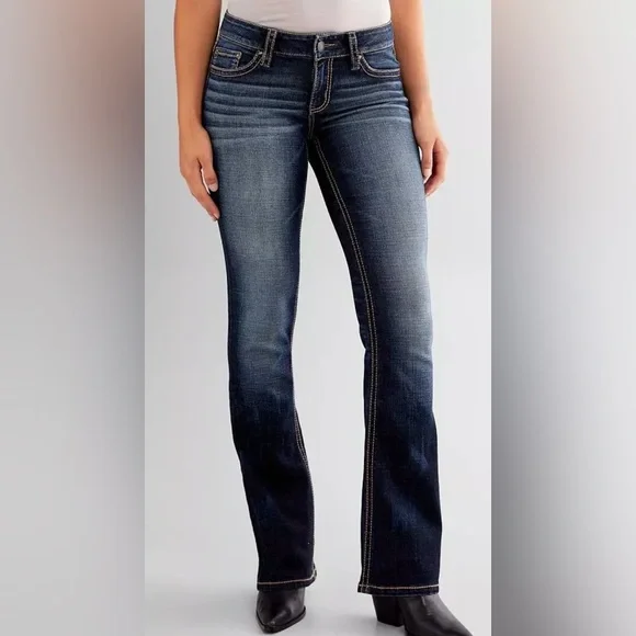 Daytrip Virgo Boot Cut Stretch Jeans Size 38R Mid-Rise - Picture 1 of 11